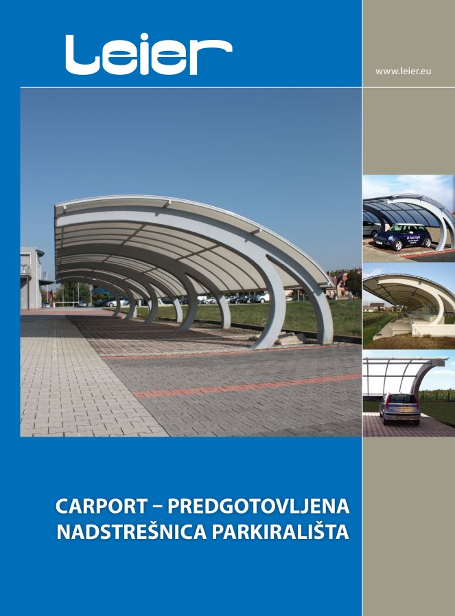 Leier nadstrešnice za parkirališta
