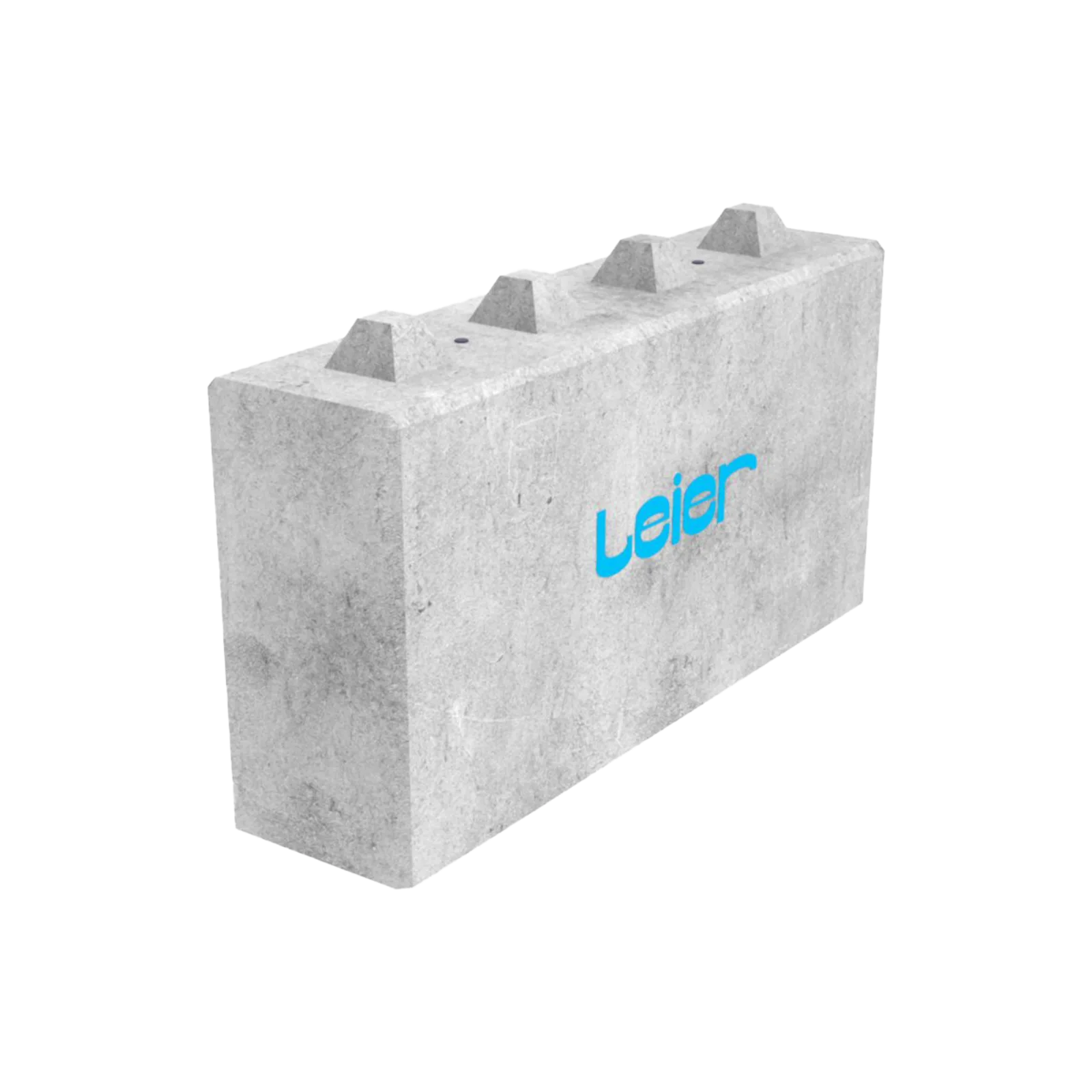 Leier betonski blok — Osnovni 160×40×80 cm