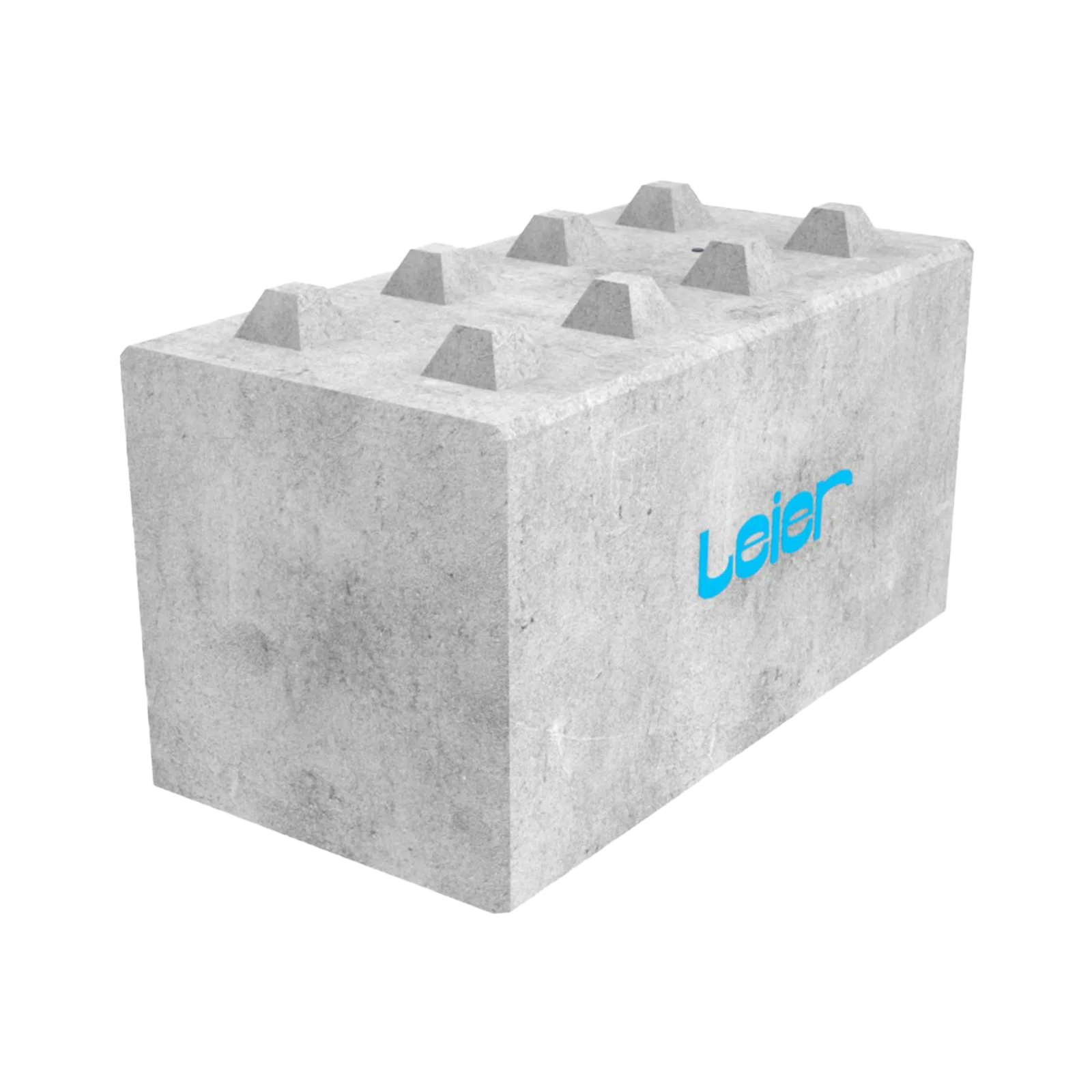 Leier betonski blok — Osnovni 160×80×80 cm