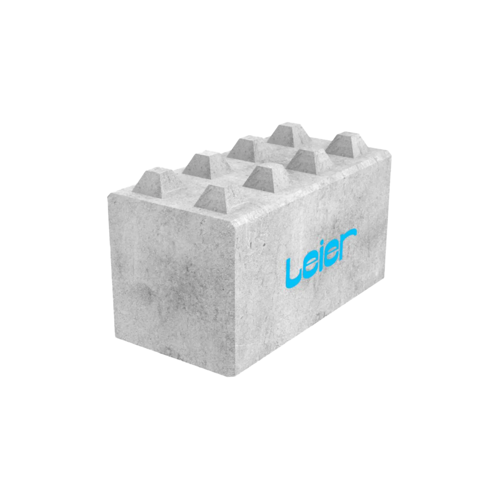 Leier betonski blok — Polovični 120×60×60 cm