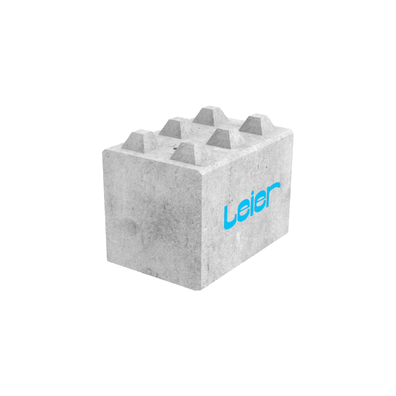 Leier betonski blok — Polovični 90×60×60 cm