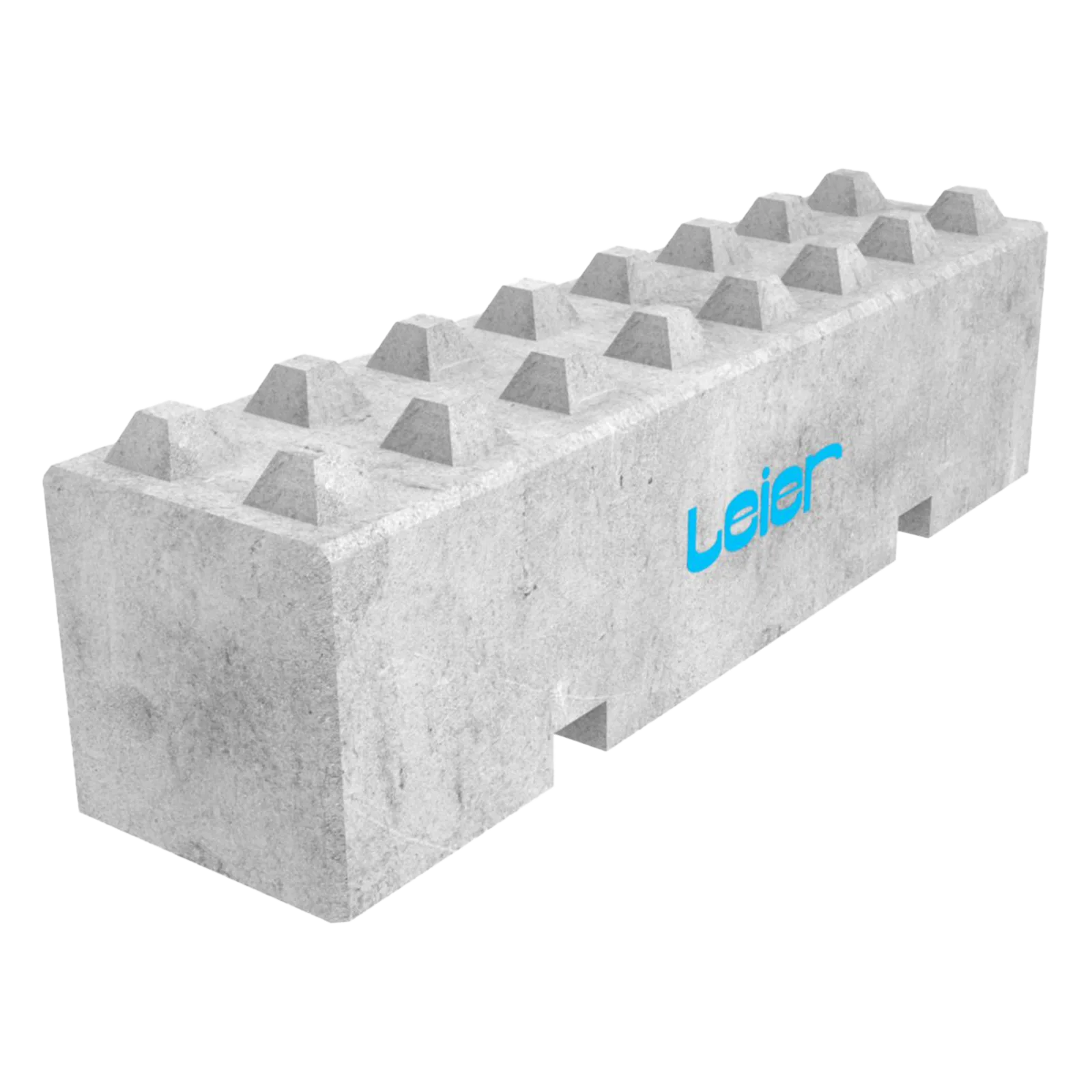Leier betonski blok — S izrezom