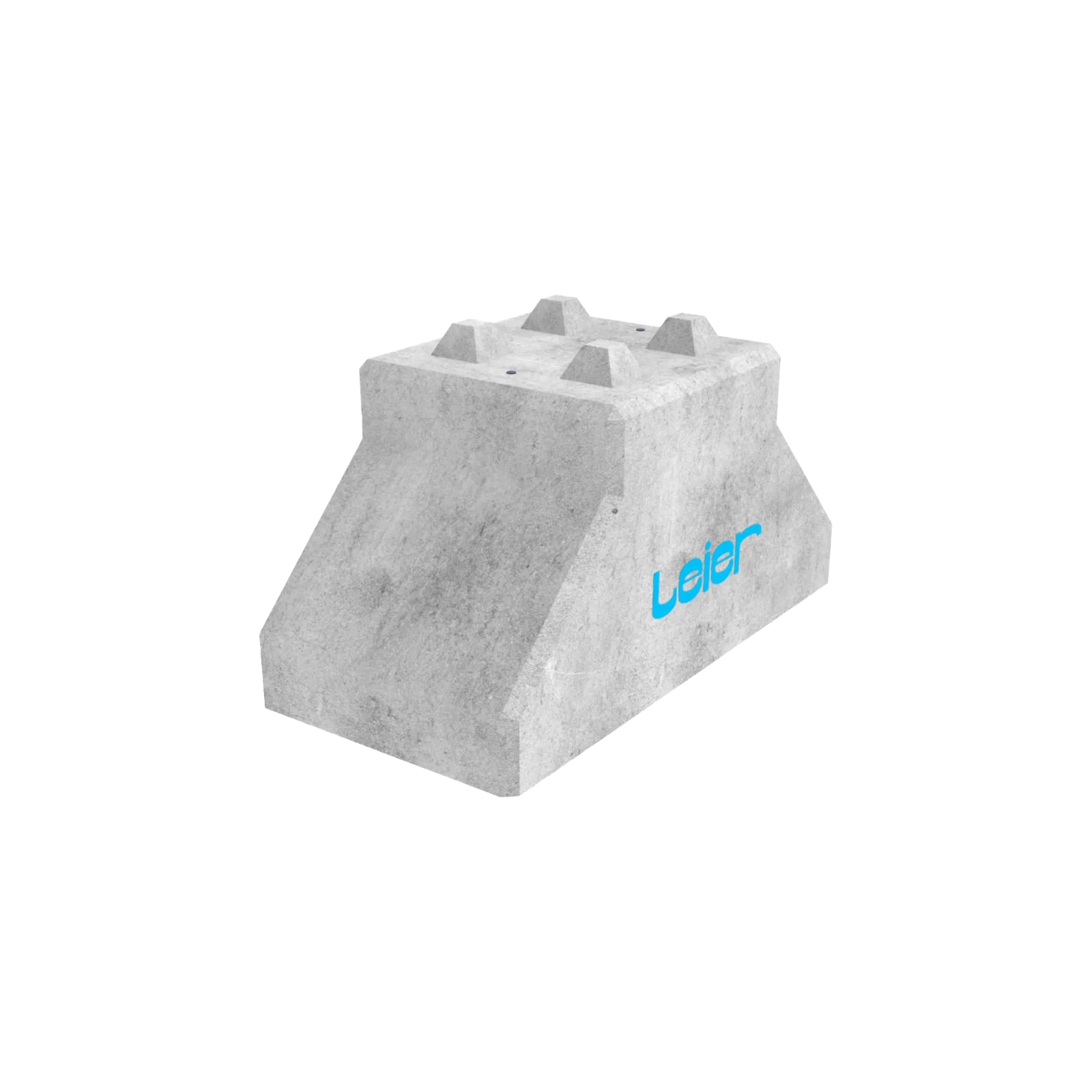 Leier betonski blok — Soklni 160×80×80 cm