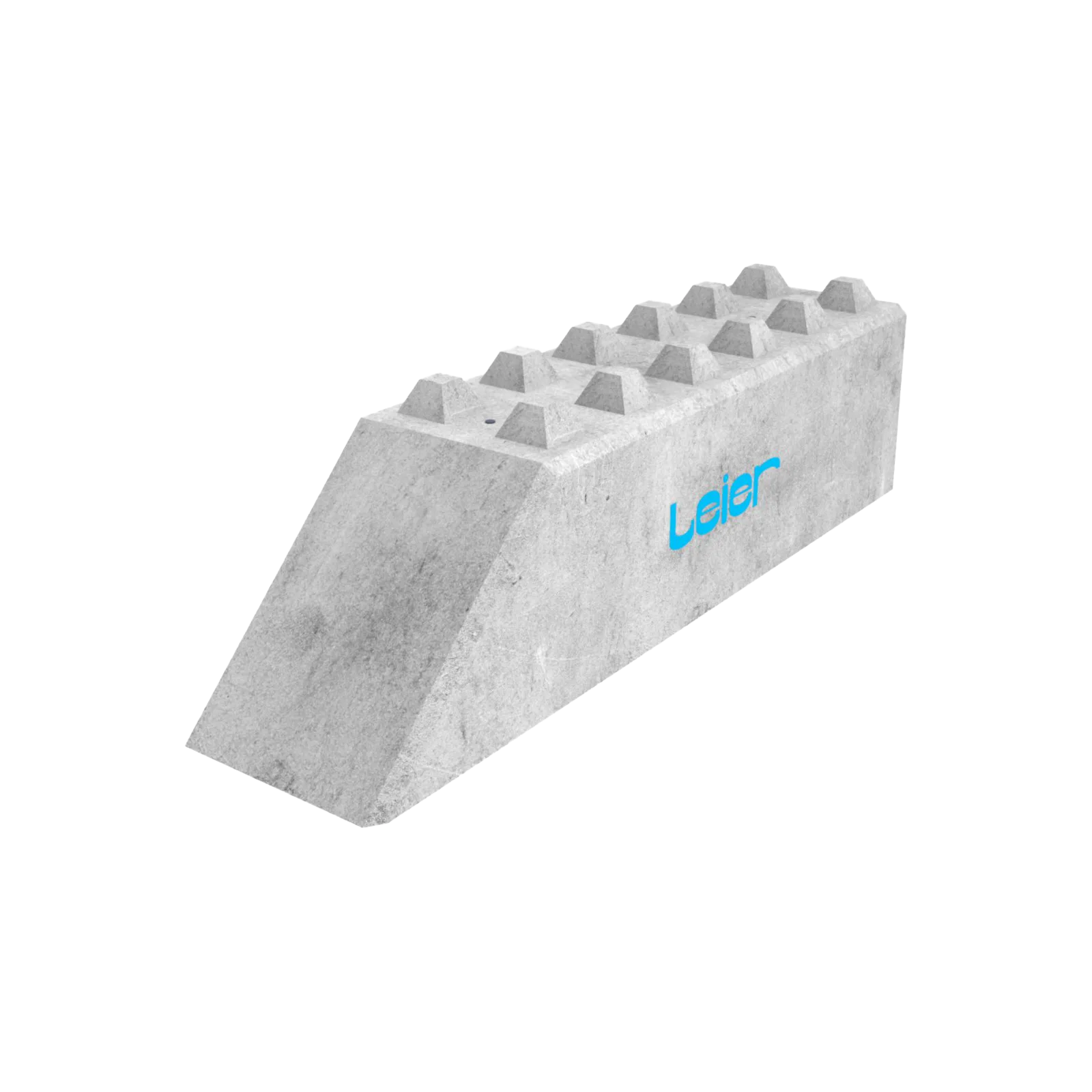 Leier betonski blok — Zakošeni 240×60×60 cm