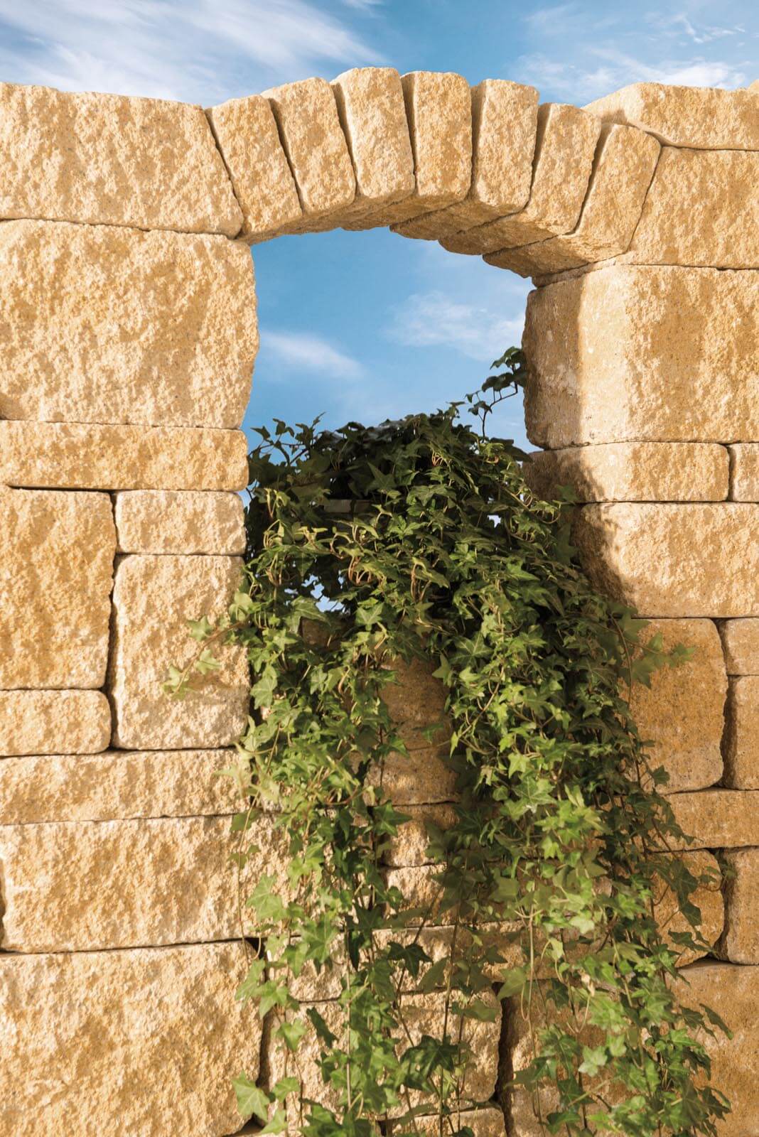 Leier Castrum – zidni element